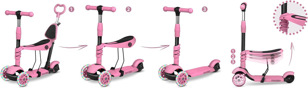 Ricokids 3-in-1-Laufroller für Kinder
