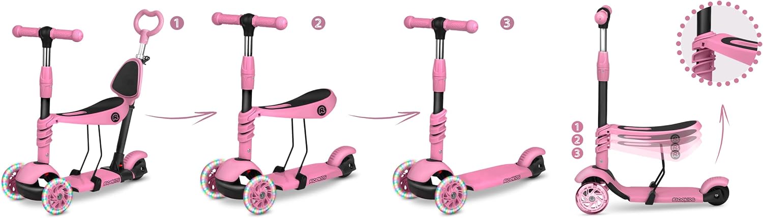 Ricokids 3-in-1-Laufroller für Kinder