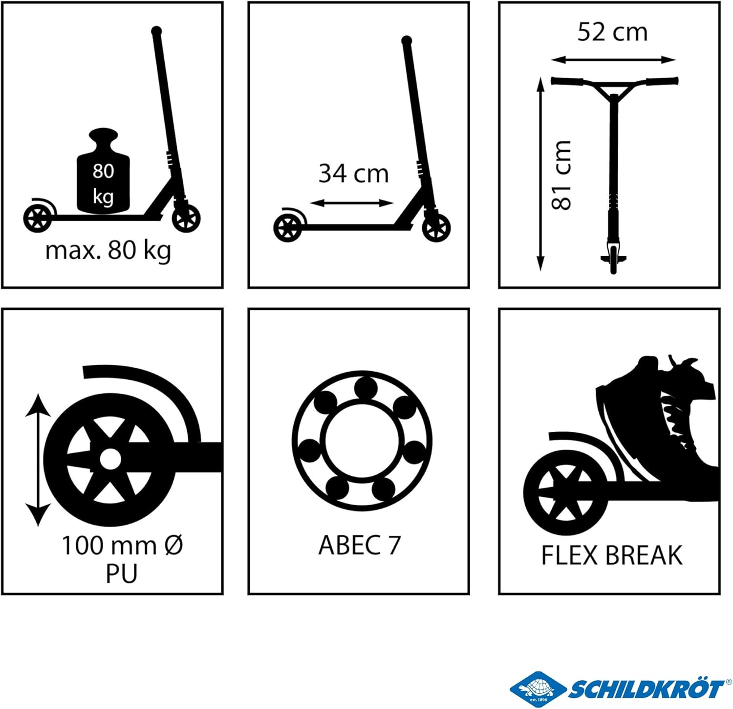 Schildkröt Stunt Scooter Untwist